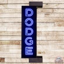 Dodge 10' DS Porcelain Vertical Neon Sign