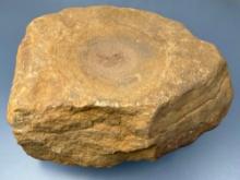 Large 11" Stone Mortar, Great Example, Found in Burlington Co., NJ, Pick Up Only