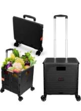 Foldable Utility Cart Portable Rolling