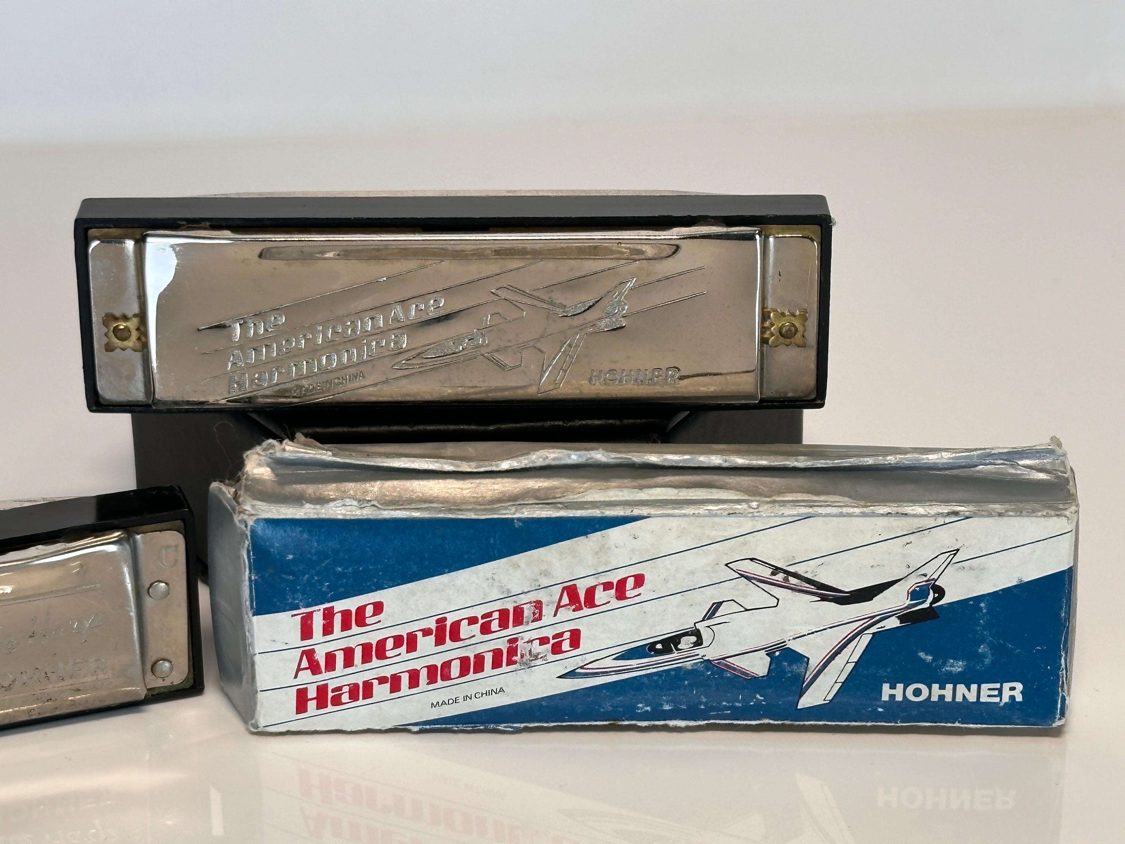 Two Vintage Hohner Harmonica's