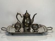 Vintage Silver Plate Tea/Coffee Serving Set