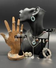 Assortment of Sterling Silver Jewelry