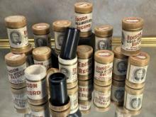 1800s Edison Phonograph Cylinder Records