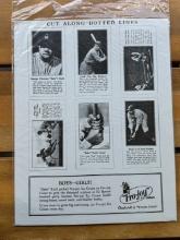 BASEBALL STAMPS FOR CUTTING