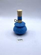 blue avon bottle