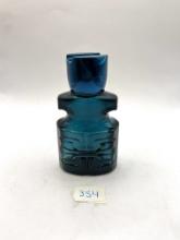 blue avon bottle