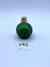 green ornament avon bottle