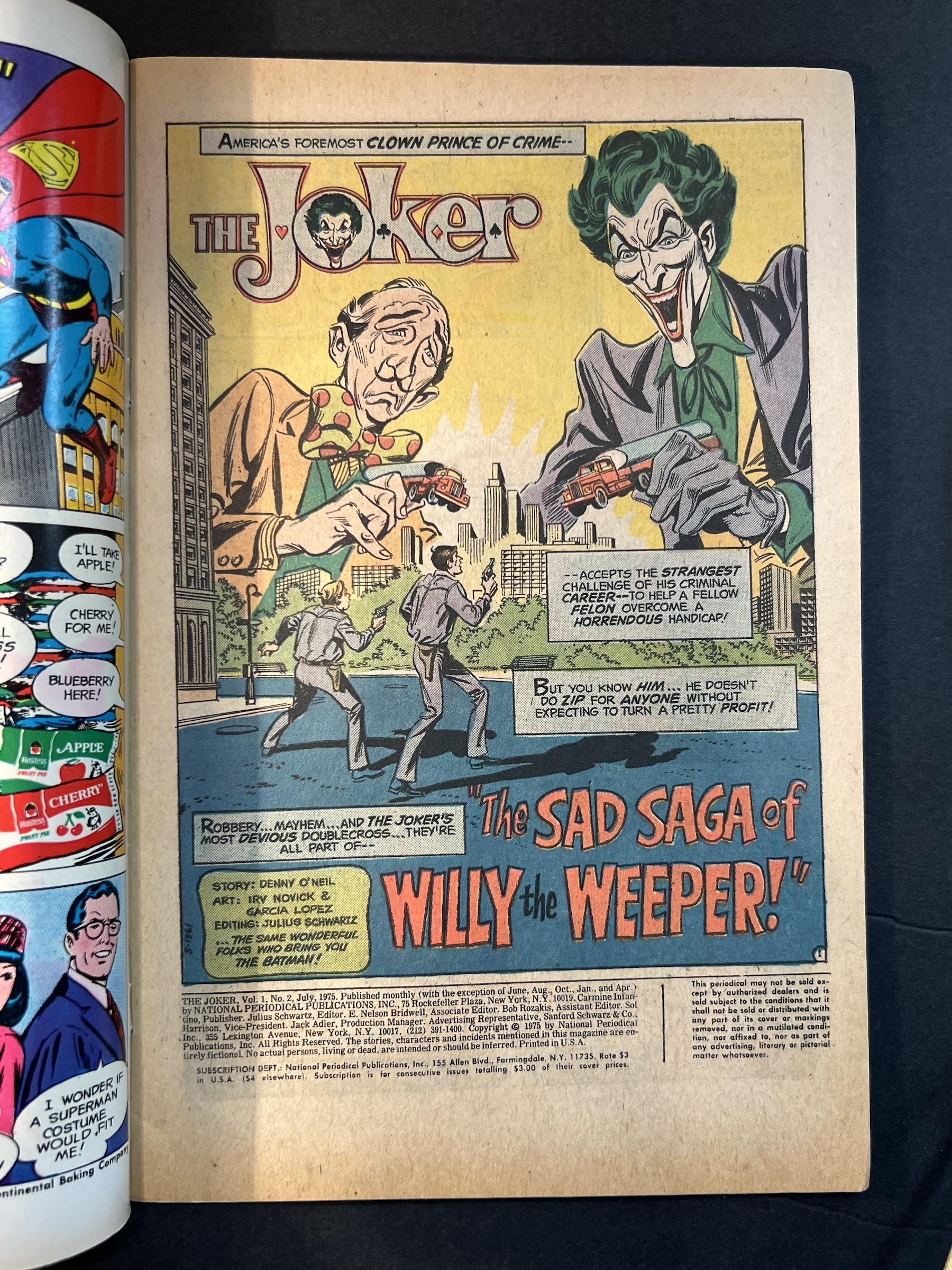 The Joker #2 DC 1975 Comic Book