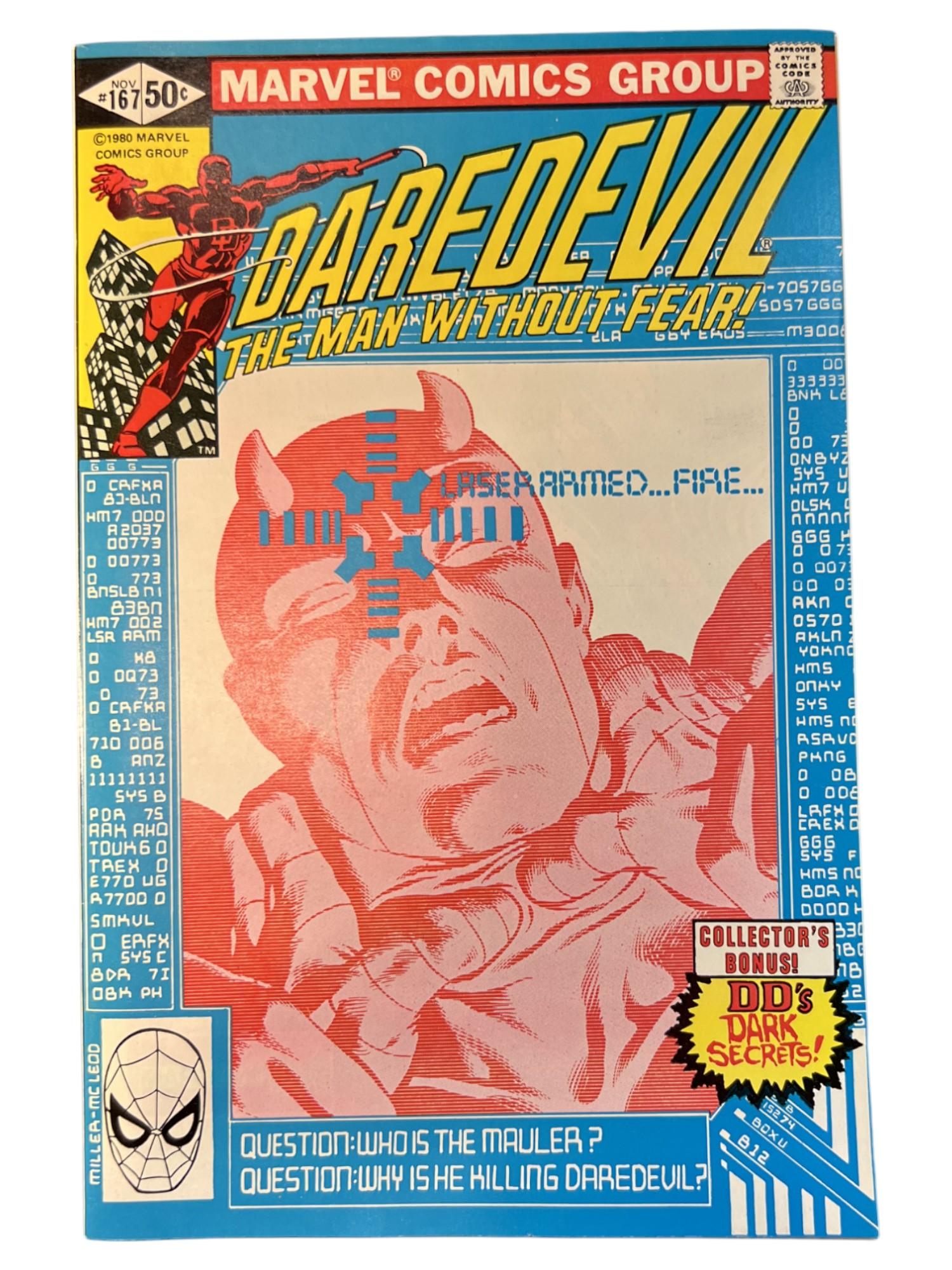 Daredevil #167 Marvel Comic Book