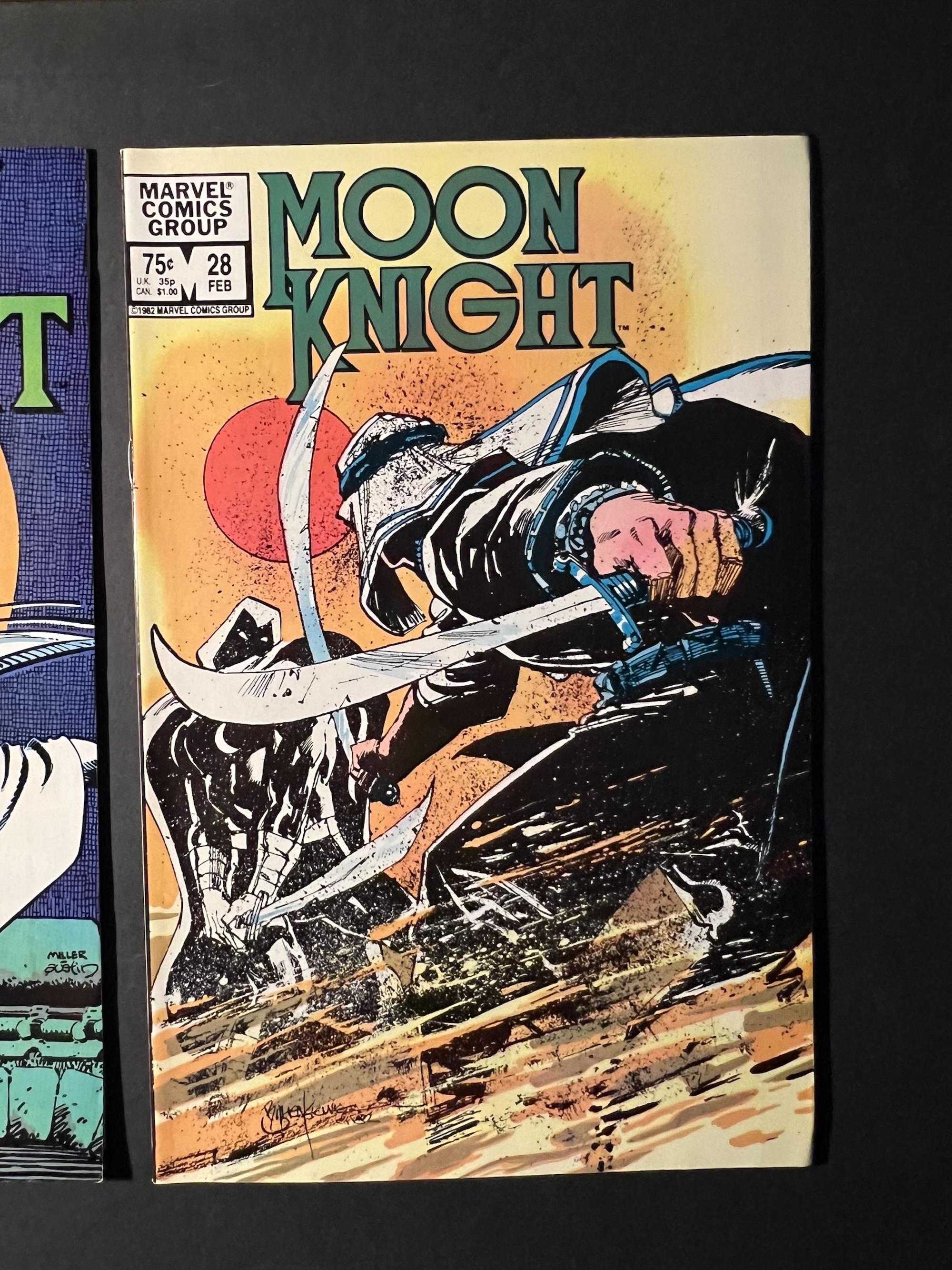 Moon Knight #27 & #28 Marvel Comic Book