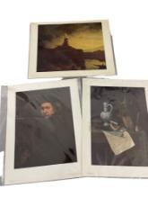 Vintage Rembrandt and Harnett National Gallery of Art Prints