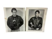 Vintage Black & White Photo Print of Richard Pachorek & Michael Christian 11"x14"