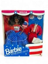 1991 African American Barbie For President Gift Set