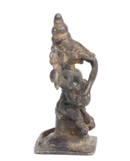 Indian Bronze Ganesha Miniature, 16th-17th c.