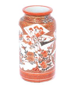 Fine Japanese Rust & White Imari Vase