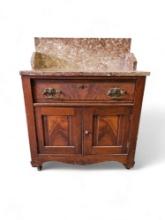 Antique Victorian Marble Top Washstand