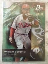 2023 Bowman Platinum Top Prospects Green SP William Bergolla #55 /99