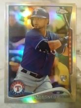 2014 Topps Chrome Rookie Refractor Rougned Odor #213