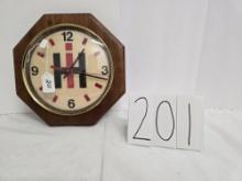 IH Wood framed battery opperated clock