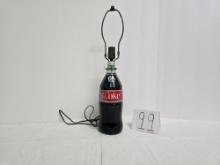 64 Oz Coca-cola Glass Bottle Electric Table Light No Shade Fair Con
