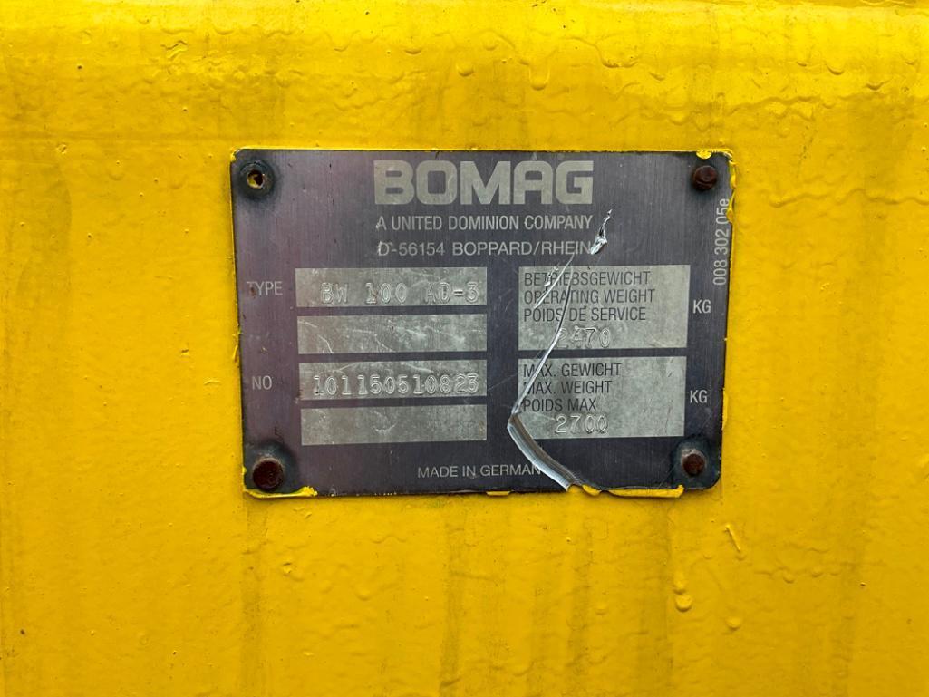 BOMAG BW100AD-3 VIBRATORY ROLLER