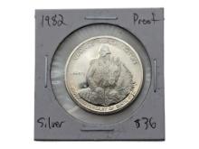 1982 Silver Commemorative George Washington Half Dollar Proof