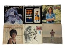 Lot of 6 Records - Barbara Streisand, Olivia Newton John, etc