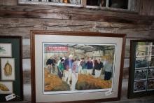 Famed print "Sale Day at Planters Warehouse'