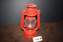 Red metal lantern
