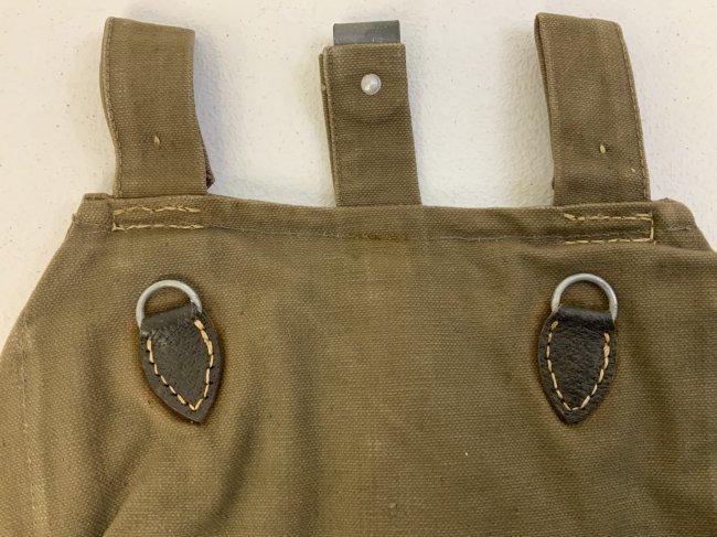 WWII GERMAN MILITARY CANVAS BREAD BAG
