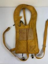 US WWII MAE VEST LIFE PRESERVER TYPE B3 AUGUST 1942 DATED