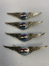 EGYPT SET OF 4 EGYPTIAN AIR FORCE WING