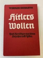 NAZI GERMANY BOOK HITLERS WOLLEN BY WERNER SIEBARTH 1940