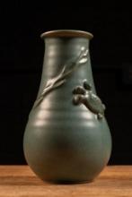 Blue Ceramic Pottery Vase