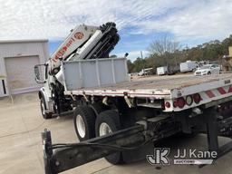 (Houston, TX) PM 65SP, Knuckleboom Crane mounted behind cab on 2014 Freightliner M2 106 Flatbed/Util
