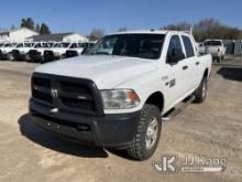 2016 RAM 2500 4x4 Pickup Truck Runs & Moves) (Will Not Run Long, Red tag Water Pump Out, Check Engin