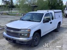 2007 Chevrolet Colorado Extended-Cab Pickup Truck Runs & Moves, Rust & Body Damage