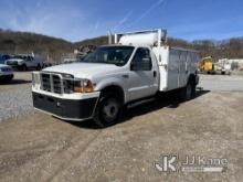 1999 Ford F550 4x4 Tow Truck Runs, Moves & Operates, Rust Damage