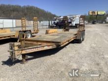 2019 Monroe Towmaster T-12D T/A Tagalong Equipment Trailer Rust Damage