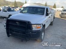2012 RAM 2500 4x4 Crew-Cab Pickup Truck Runs & Moves,Rear Bumper Body Damage