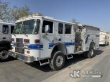2005 Pierce Fire Truck 4X4 Pumper/Fire Truck Runs & Moves