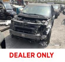 2016 Ford Explorer 4-Door Sport Utility Vehicle Not Running , No key , Stripped of parts