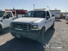 2002 Ford F-250 SD Extended-Cab Pickup Truck Not Running, Has Body Damage, Has Paint Damage