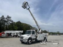 Altec TA40P, Telescopic Non-Insulated Cable Placing Bucket Truck rear mounted on 2016 Freightliner M