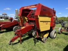NEW HOLLAND 853 ROUND BALER, 6' PICKUP, WITH MONITOR, TWINE WRAP, BALE SIZE 5' X 6', 540 PTO, S/N: 732314