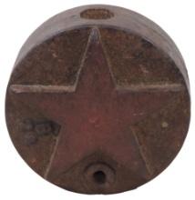 Windmill Weight, Star, mfgd by Flint & Walling for use on the 12 ft die sol
