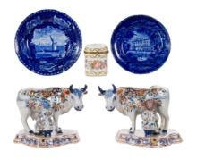 Delft and Sevres Porcelain Assortment