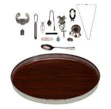 Sterling Silver Jewelry and Tray Assortment