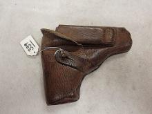 BROWN MILITARY STYLE HOLSTER FOR SMALL AUTOMATIC