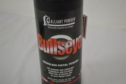 "Alliant Powder Smokeless Pistol Powder; Bullseye